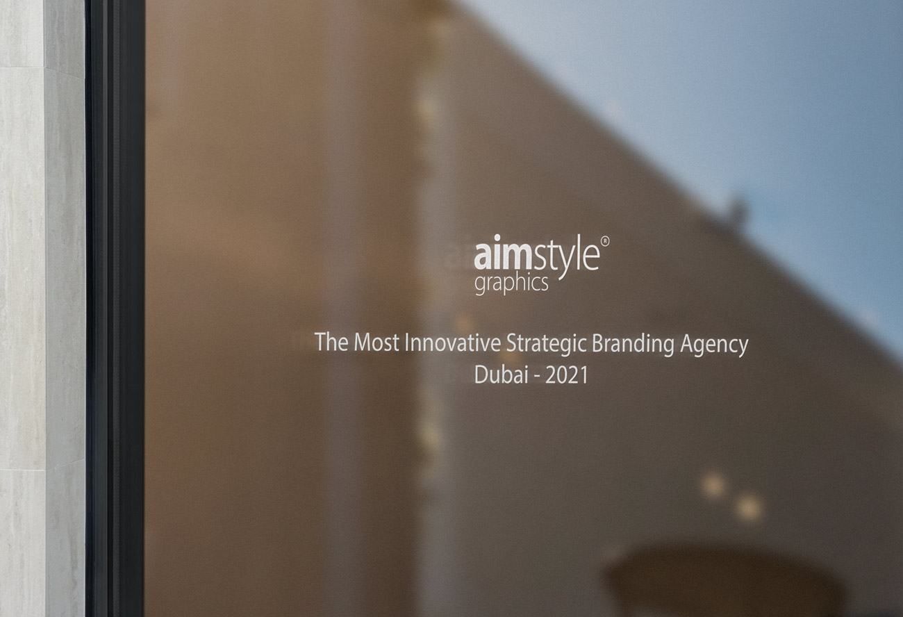 The Most Innovative Strategic Branding Agency in Dubai by MEA Business Awards | Aimstyle Graphics